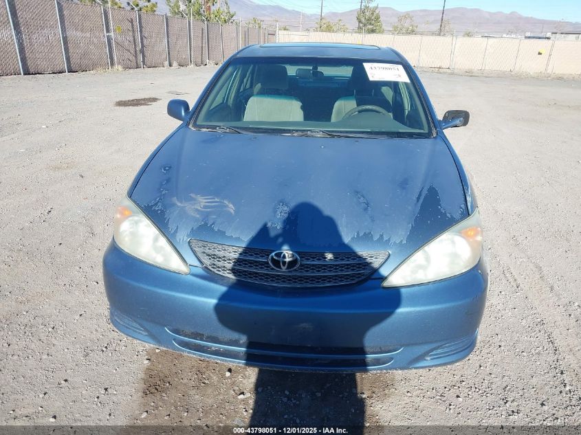 2004 Toyota Camry Le V6 VIN: 4T1BF30K64U586143 Lot: 43798051