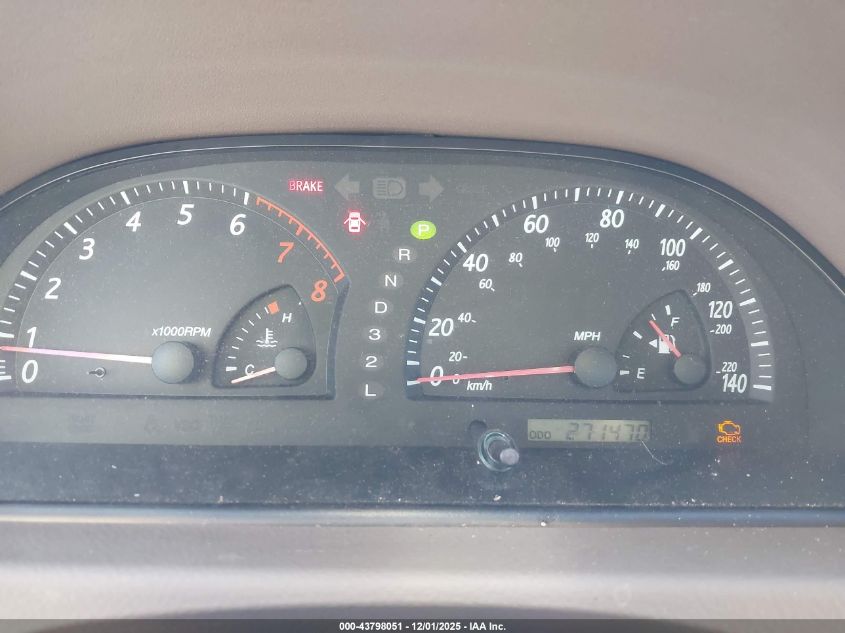 2004 Toyota Camry Le V6 VIN: 4T1BF30K64U586143 Lot: 43798051