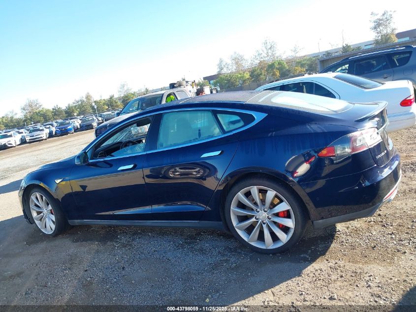 2014 Tesla Model S P85D VIN: 5YJSA1H2XEFP65002 Lot: 43798059