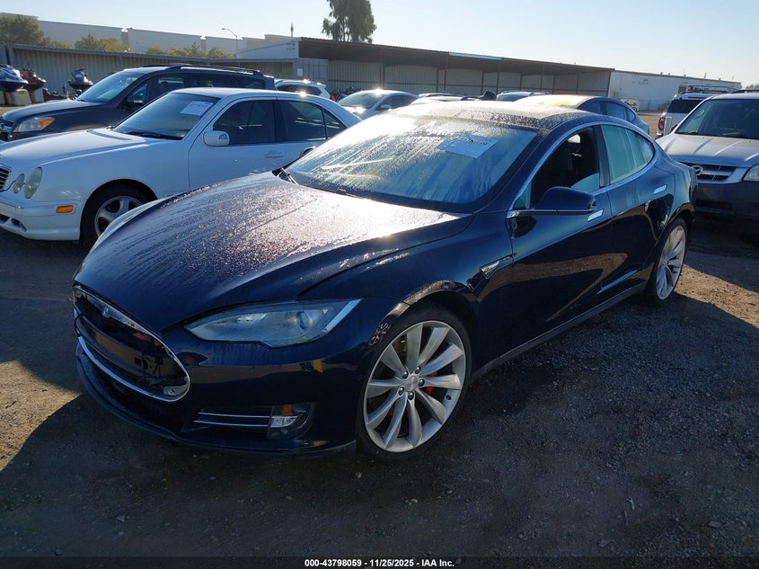 5YJSA1H2XEFP65002 2014 TESLA MODEL S photo no. 2