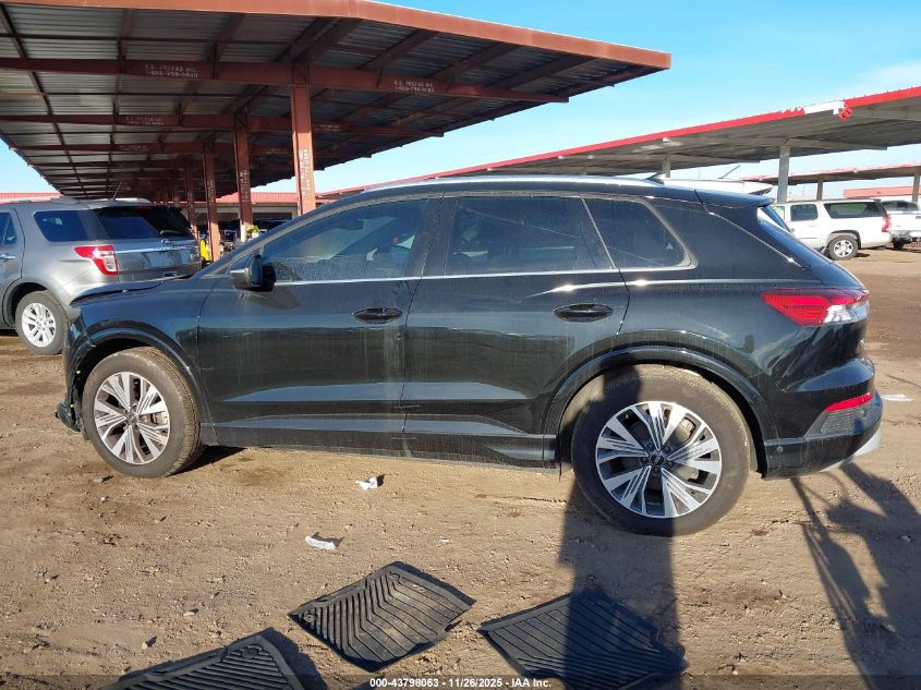 2023 Audi Q4 E-Tron Premium Plus 40 Rwd VIN: WA1BCBFZ0PP024103 Lot: 43798063