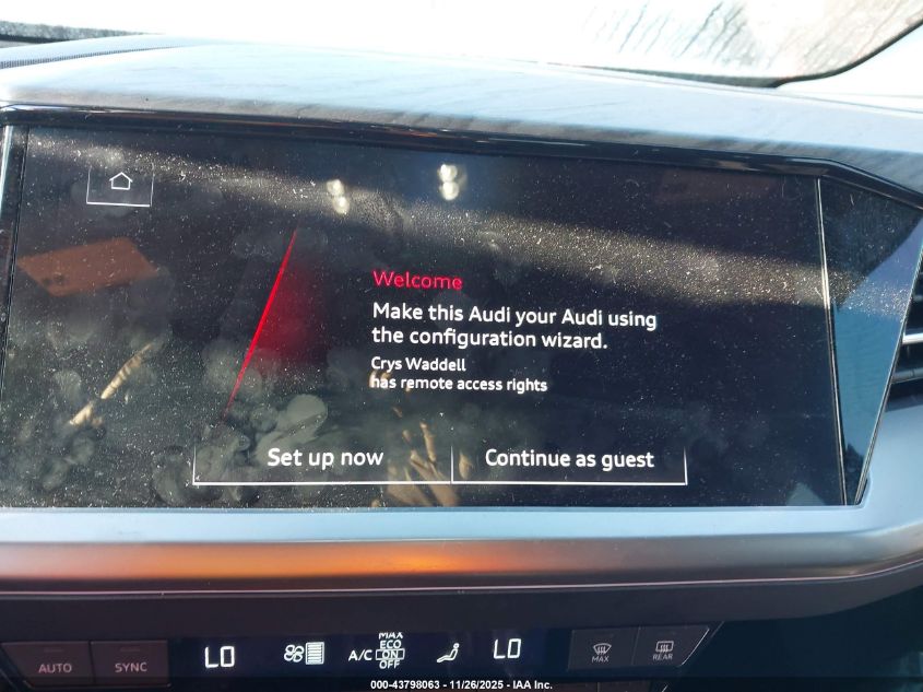 2023 Audi Q4 E-Tron Premium Plus 40 Rwd VIN: WA1BCBFZ0PP024103 Lot: 43798063