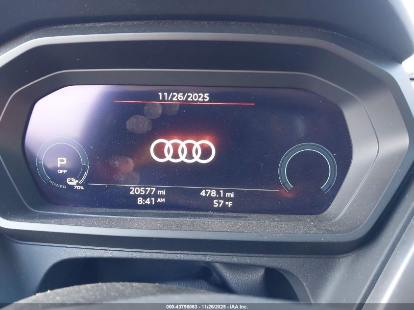 2023 Audi Q4 E-Tron Premium Plus 40 Rwd VIN: WA1BCBFZ0PP024103 Lot: 43798063