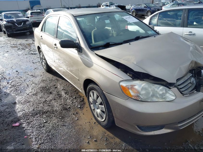 2004 Toyota Corolla Le VIN: 2T1BR38E14C207850 Lot: 43798111