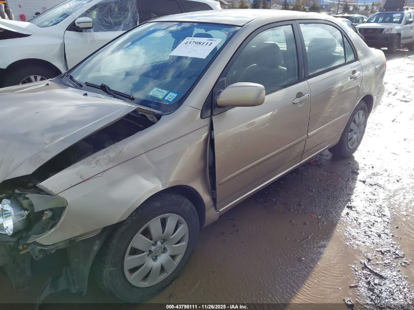 2004 Toyota Corolla Le VIN: 2T1BR38E14C207850 Lot: 43798111