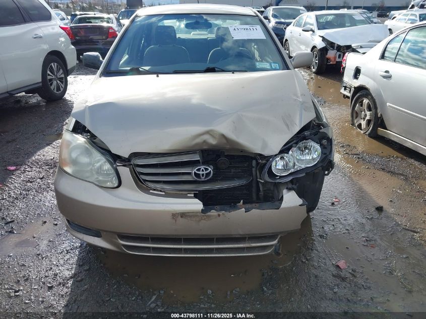 2004 Toyota Corolla Le VIN: 2T1BR38E14C207850 Lot: 43798111