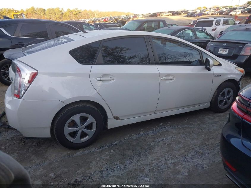 2013 Toyota Prius Two VIN: JTDKN3DU1D5653180 Lot: 43798178
