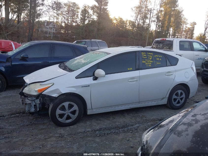2013 Toyota Prius Two VIN: JTDKN3DU1D5653180 Lot: 43798178