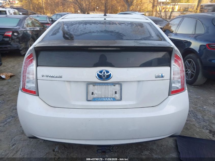 2013 Toyota Prius Two VIN: JTDKN3DU1D5653180 Lot: 43798178