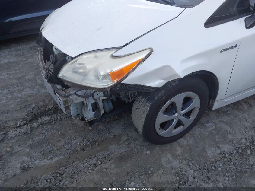 2013 Toyota Prius Two VIN: JTDKN3DU1D5653180 Lot: 43798178