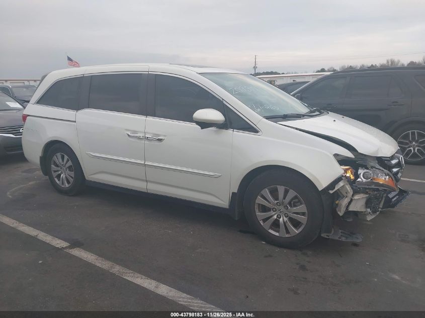 2016 Honda Odyssey Ex-L VIN: 5FNRL5H64GB133537 Lot: 43798183
