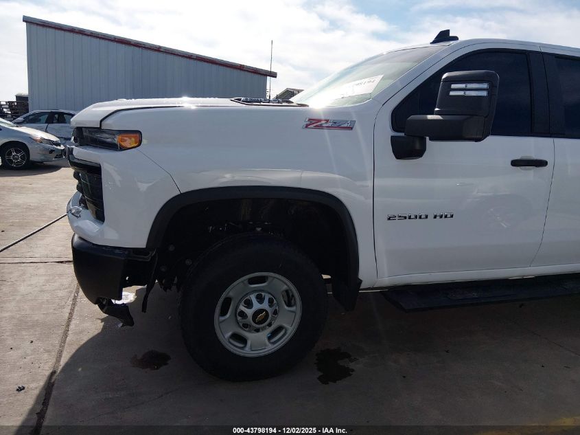 2024 Chevrolet Silverado 2500Hd 4Wd Standard Bed Work Truck VIN: 2GC4YLE77R1228922 Lot: 43798194