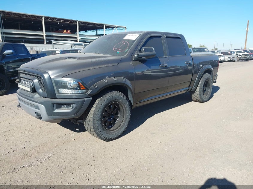 Vin: 1c6rr7yt7gs112790, lot: 44293646, ram 1500 rebel 20162