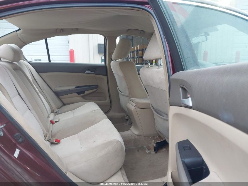 2009 Honda Accord 2.4 Lx VIN: 1HGCP263X9A052430 Lot: 43798233