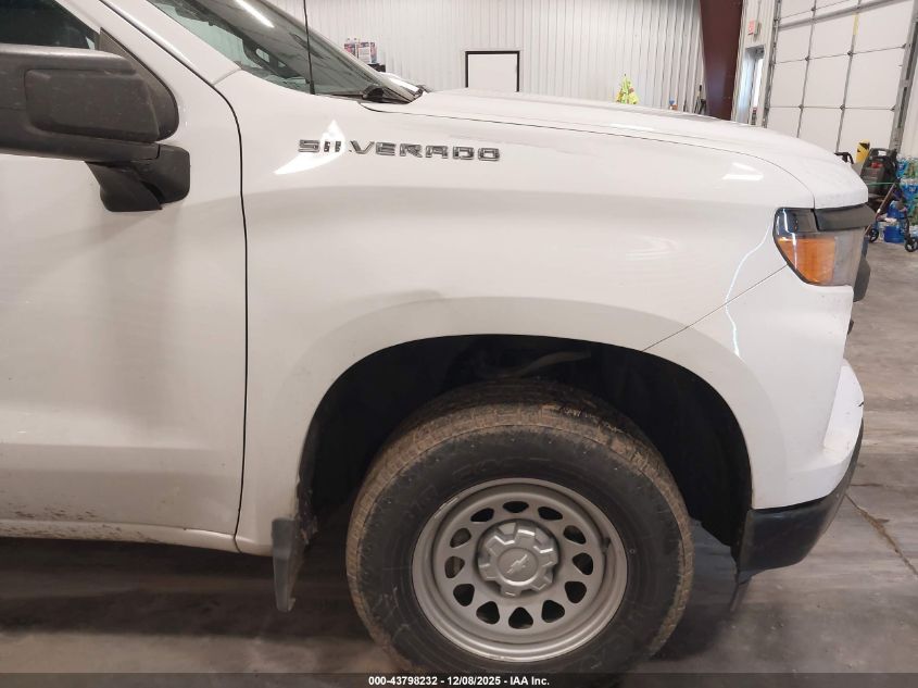 2023 Chevrolet Silverado 1500 2Wd Standard Bed Wt VIN: 3GCNAAEK4PG352605 Lot: 43798232