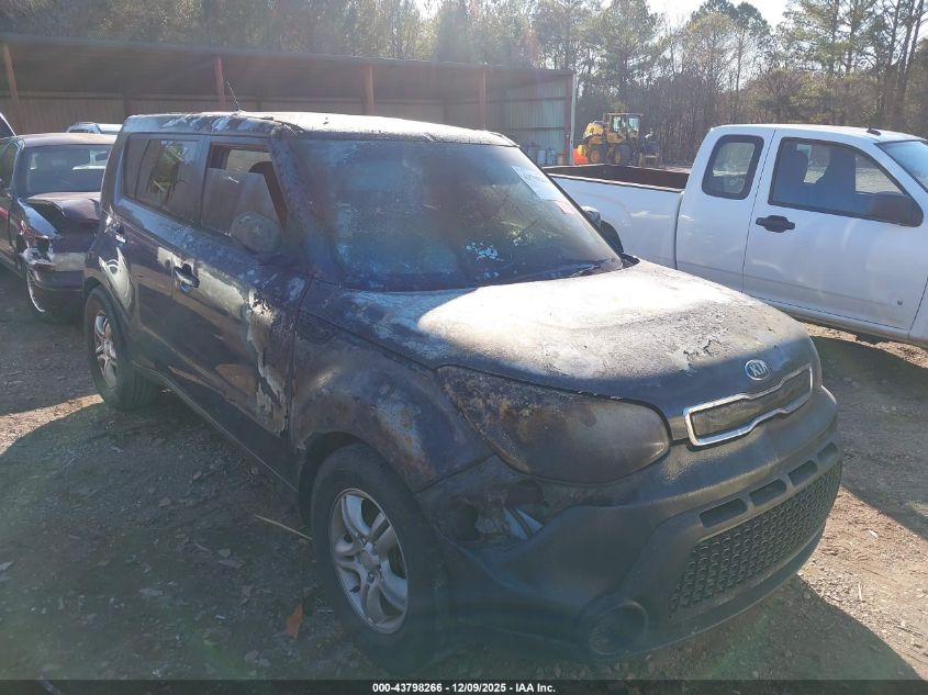 2015 Kia Soul + VIN: KNDJP3A57F74536 Lot: 43798266