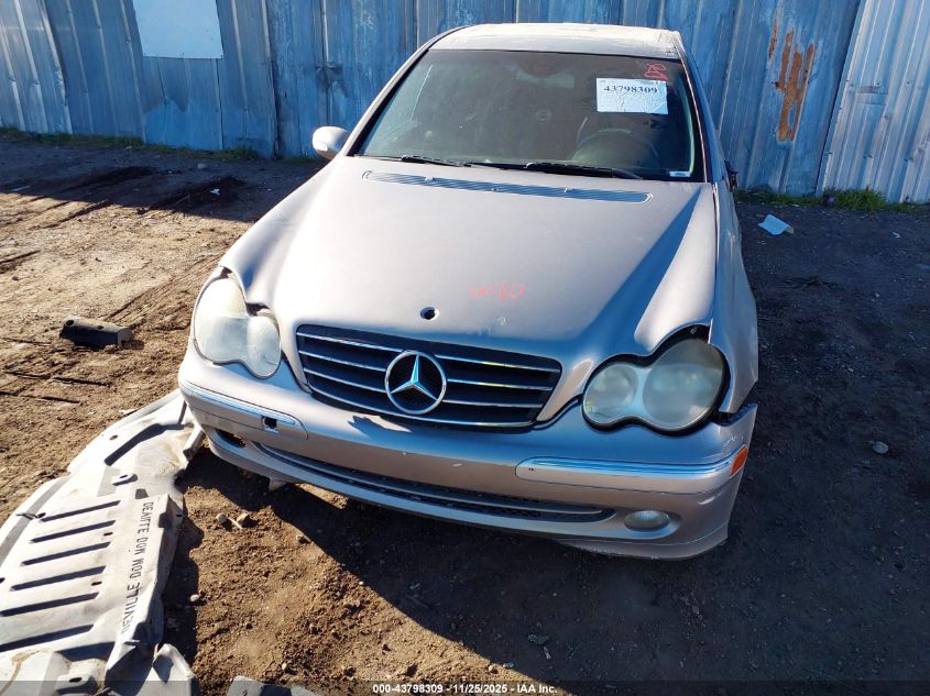 2004 Mercedes-Benz C 320 Sport VIN: WDBRF40J94A648649 Lot: 43798309
