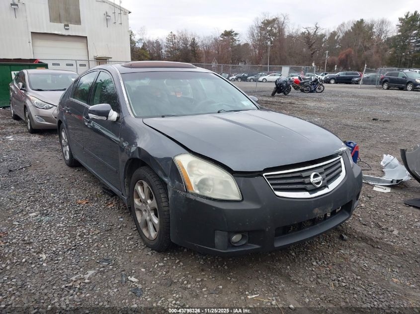 2008 Nissan Maxima 3.5 Sl VIN: 1N4BA41E68C801037 Lot: 43798326