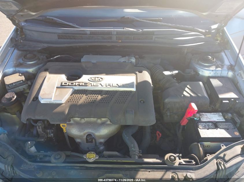 2004 Kia Spectra Ex/Lx VIN: KNAFE121845060444 Lot: 43798374