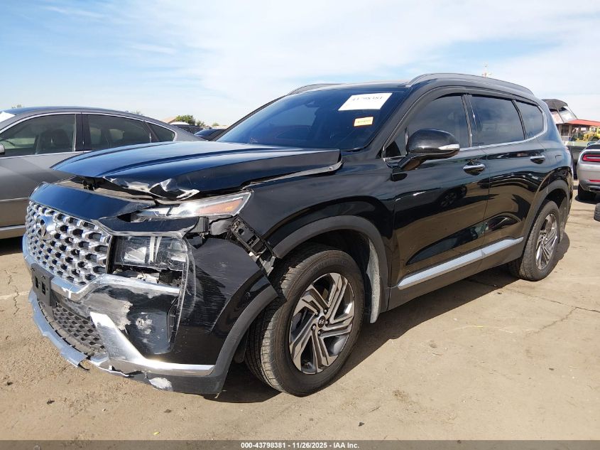 2022 Hyundai Santa Fe Sel VIN: 5NMS34AJ9NH419762 Lot: 43798381