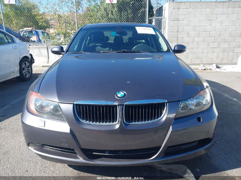 2006 BMW 325I VIN: WBAVB13566KR62259 Lot: 43798388