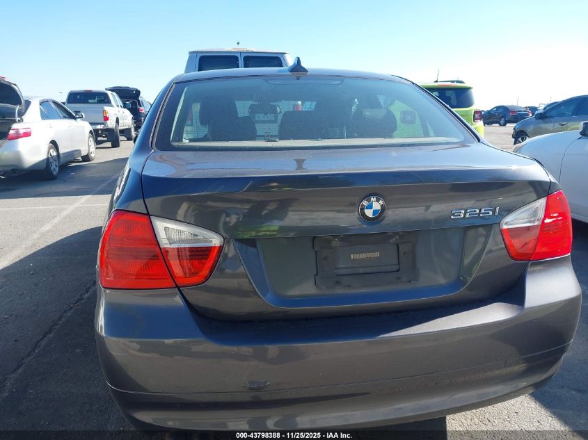 2006 BMW 325I VIN: WBAVB13566KR62259 Lot: 43798388