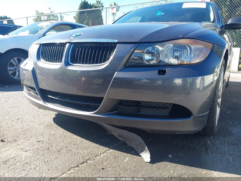 2006 BMW 325I VIN: WBAVB13566KR62259 Lot: 43798388