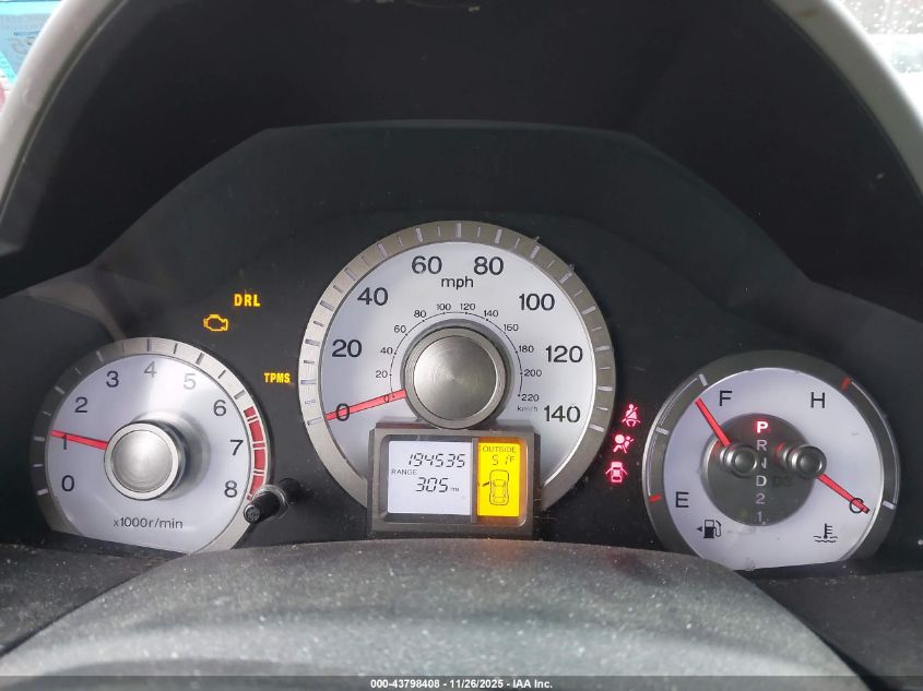 2009 Honda Pilot Ex-L VIN: 5FNYF48579B032712 Lot: 43798408