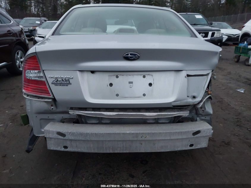 2006 Subaru Outback 3.0R L.l. Bean Edition VIN: 4S4BL86C664212155 Lot: 43798416