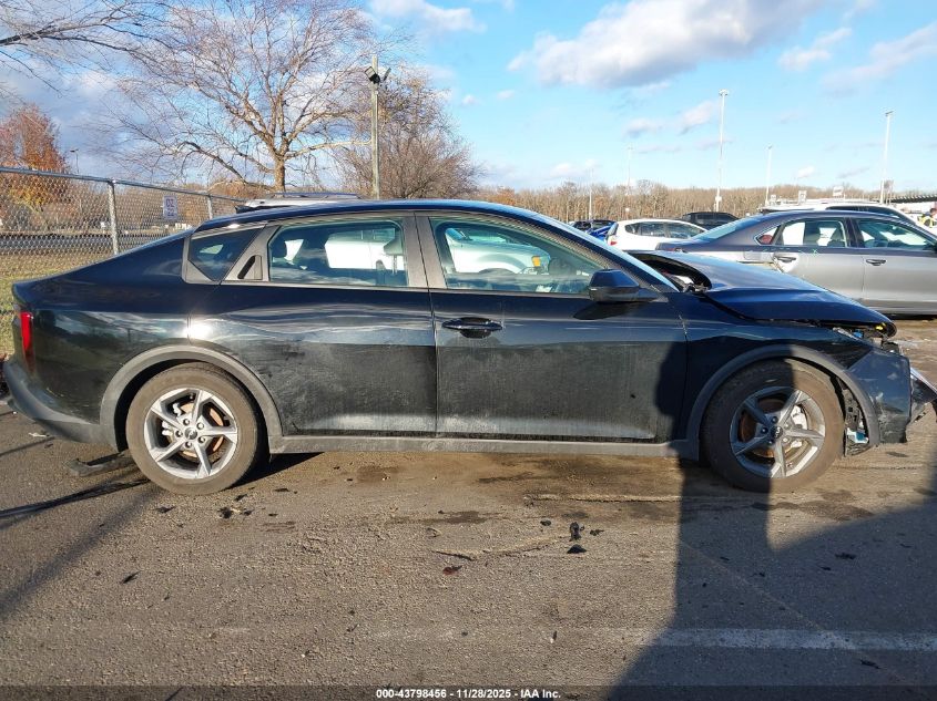 2025 Kia K4 Lxs VIN: 3KPFT4DE1SE127316 Lot: 43798456