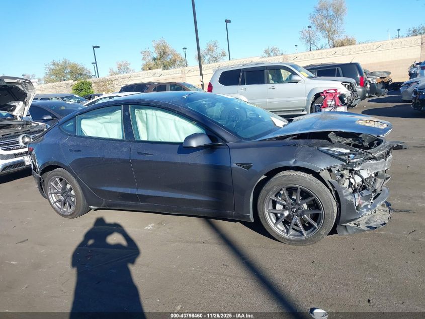 2021 Tesla Model 3 Standard Range Plus Rear-Wheel Drive VIN: 5YJ3E1EA4MF867592 Lot: 43798460