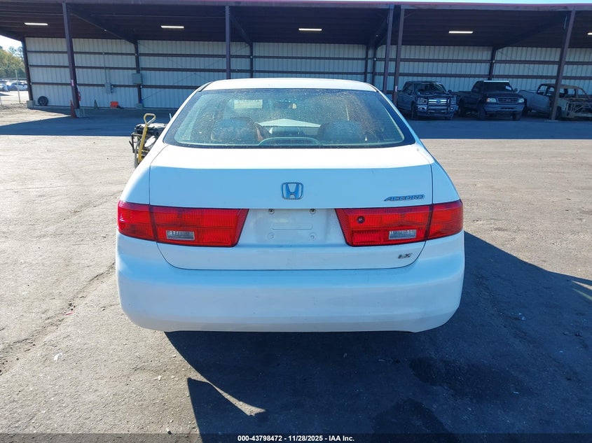 2005 Honda Accord 2.4 Lx VIN: 1HGCM564X5A165842 Lot: 43798472
