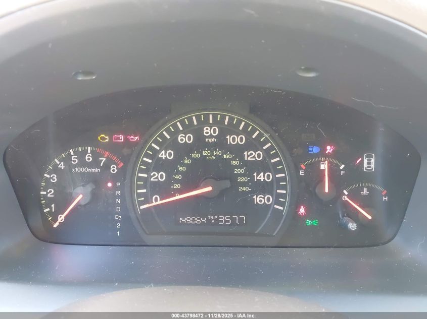 2005 Honda Accord 2.4 Lx VIN: 1HGCM564X5A165842 Lot: 43798472