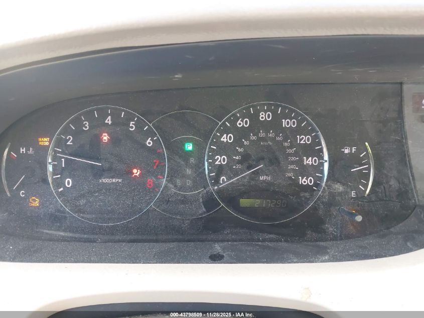 2005 Toyota Avalon Limited VIN: 4T1BK36B55U051521 Lot: 43798509