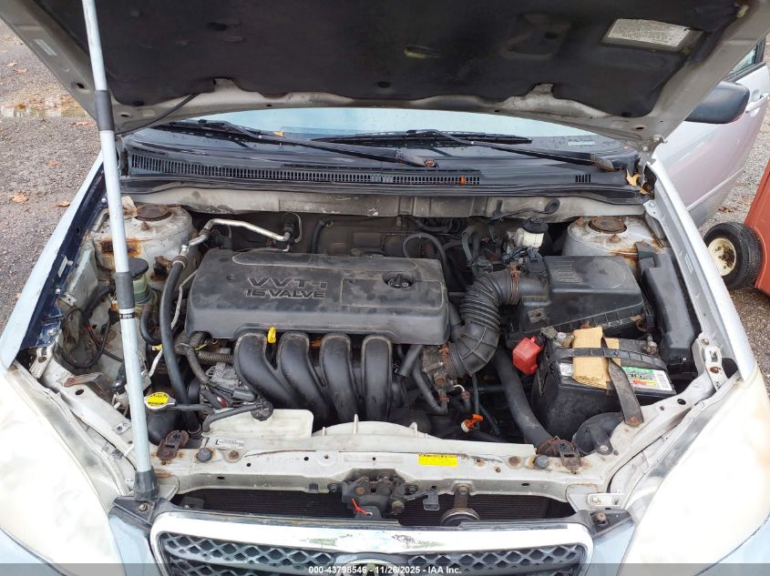 2008 Toyota Corolla Le VIN: 1NXBR32E78Z975524 Lot: 43798546