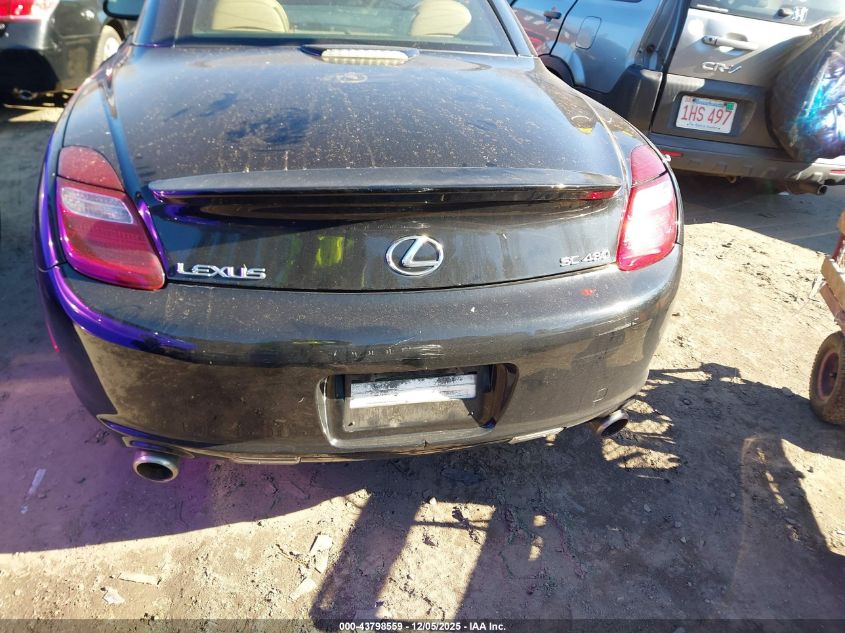 2007 Lexus Sc 430 VIN: JTHFN45Y679015494 Lot: 43798559