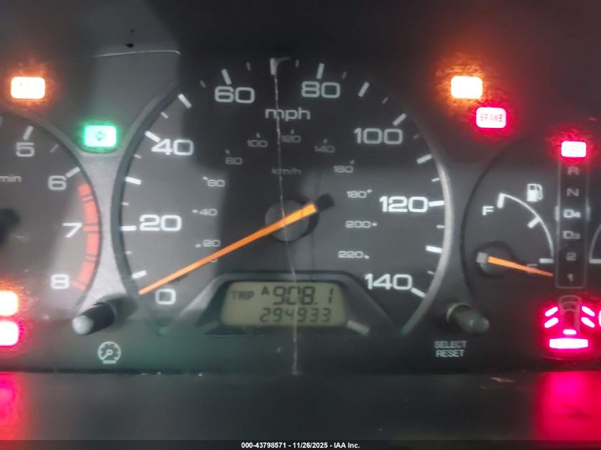 2001 Honda Odyssey Ex VIN: 2HKRL18681H522876 Lot: 43798571