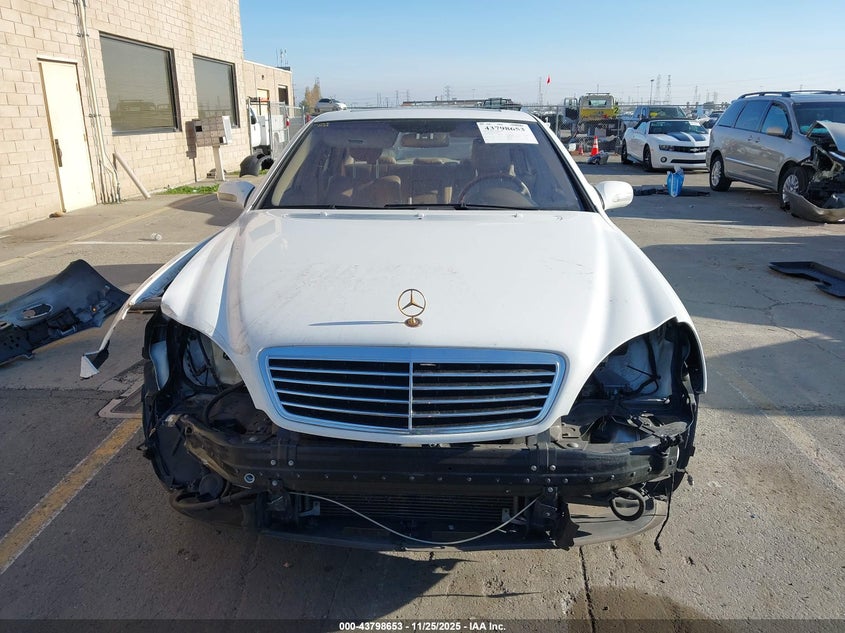 2001 Mercedes-Benz S 430 VIN: WDBNG70J41A177633 Lot: 43798653