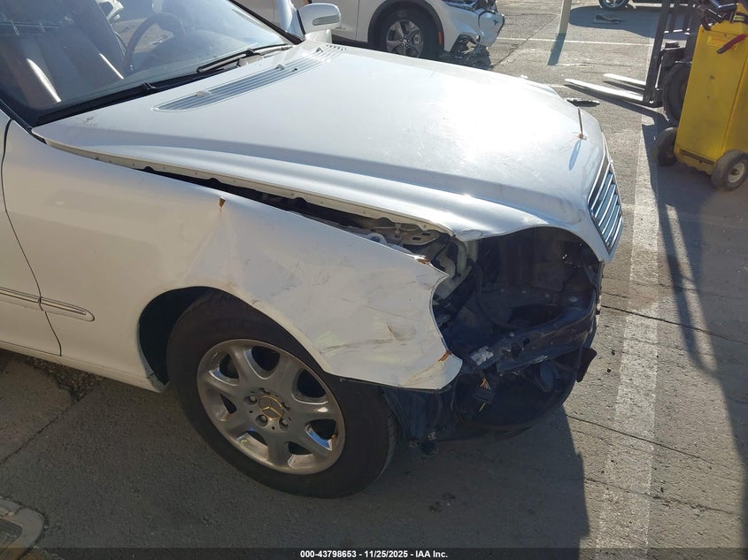 2001 Mercedes-Benz S 430 VIN: WDBNG70J41A177633 Lot: 43798653