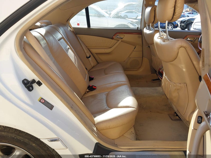 2001 Mercedes-Benz S 430 VIN: WDBNG70J41A177633 Lot: 43798653