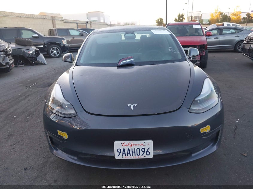 2022 Tesla Model 3 Rear-Wheel Drive VIN: 5YJ3E1EA6NF172015 Lot: 43798735