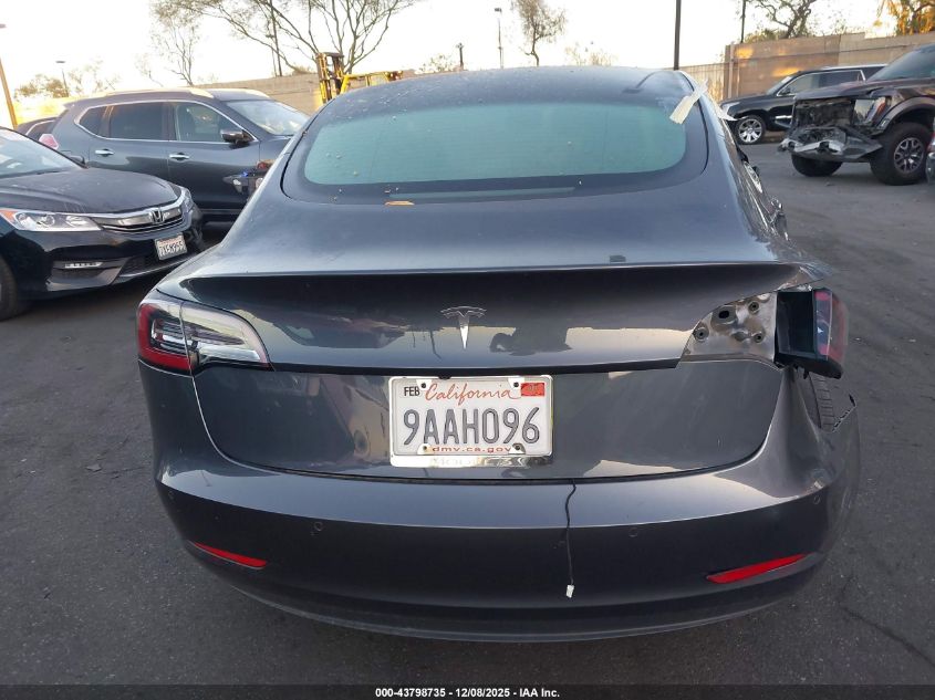 2022 Tesla Model 3 Rear-Wheel Drive VIN: 5YJ3E1EA6NF172015 Lot: 43798735