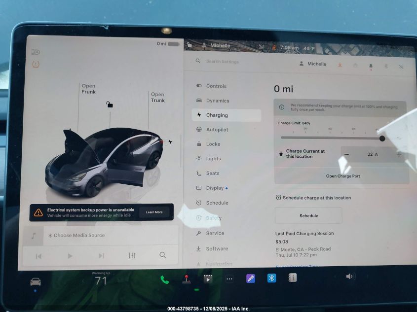 2022 Tesla Model 3 Rear-Wheel Drive VIN: 5YJ3E1EA6NF172015 Lot: 43798735