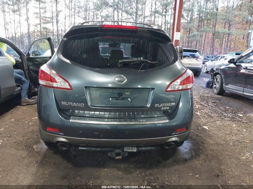 2012 Nissan Murano Le VIN: JN8AZ1MW7CW205139 Lot: 43798737