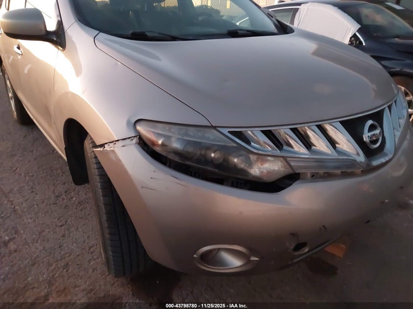 2009 Nissan Murano Sl VIN: JN8AZ18WX9W146669 Lot: 43798780