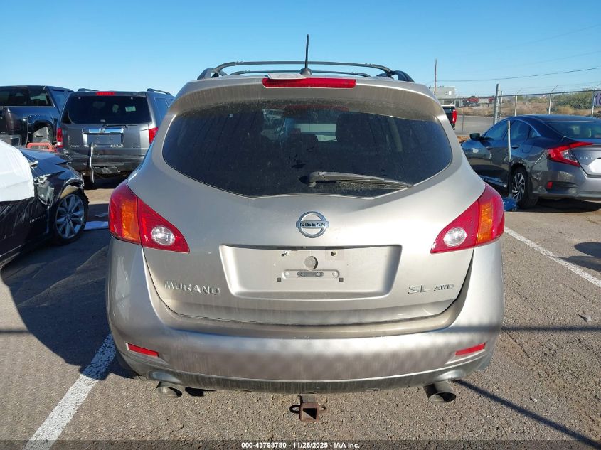 2009 Nissan Murano Sl VIN: JN8AZ18WX9W146669 Lot: 43798780
