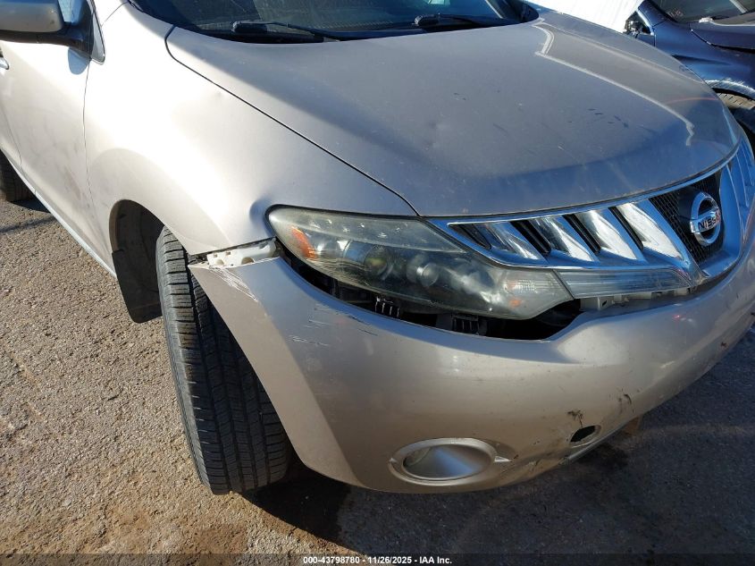2009 Nissan Murano Sl VIN: JN8AZ18WX9W146669 Lot: 43798780