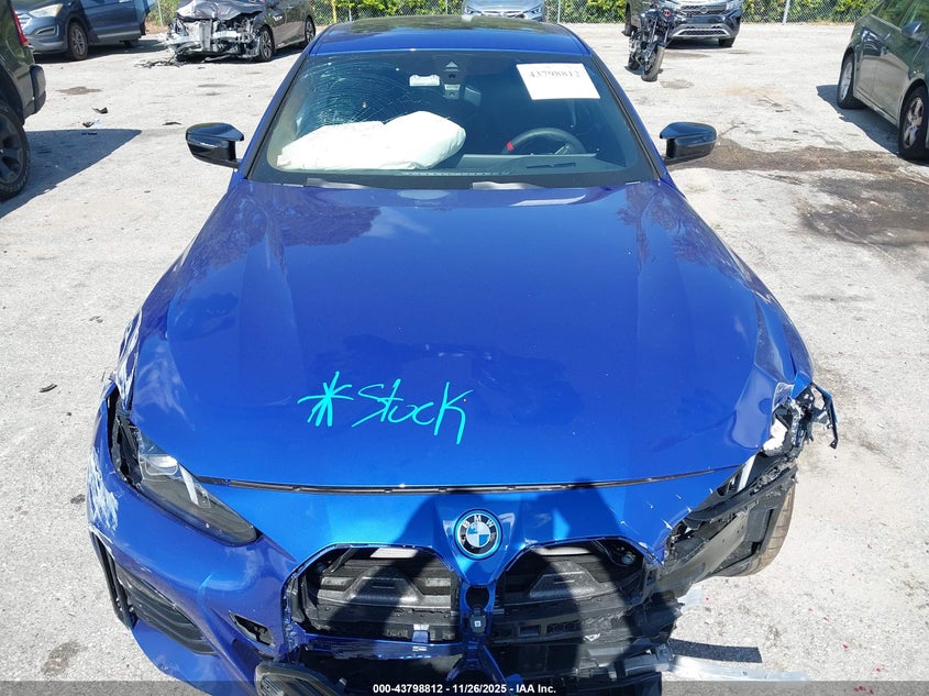 2025 BMW I4 Gran Coupe M50 VIN: WBY33HD07SFU48053 Lot: 43798812