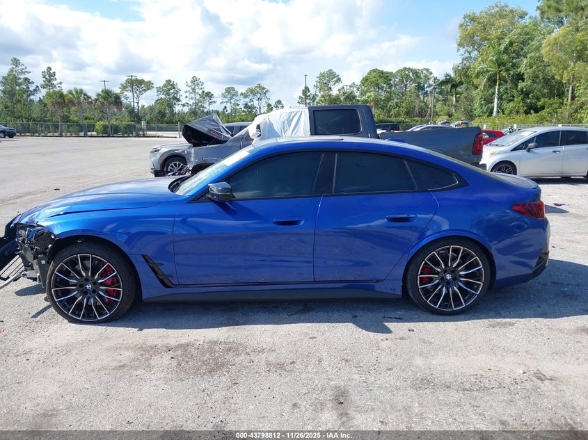 2025 BMW I4 Gran Coupe M50 VIN: WBY33HD07SFU48053 Lot: 43798812