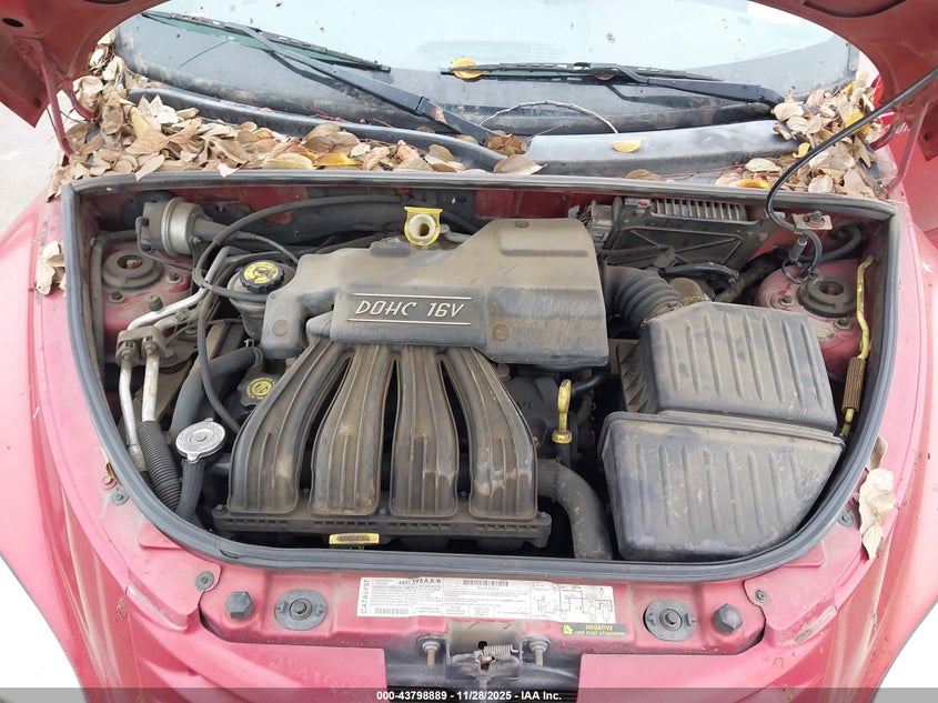 2001 Chrysler Pt Cruiser VIN: 3C8FY4BB31T617727 Lot: 43798889